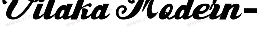 Vilaka Modern字体转换